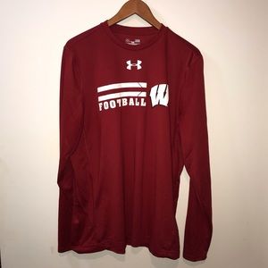 Under Armour Wisconsin Football Long Sleeve
